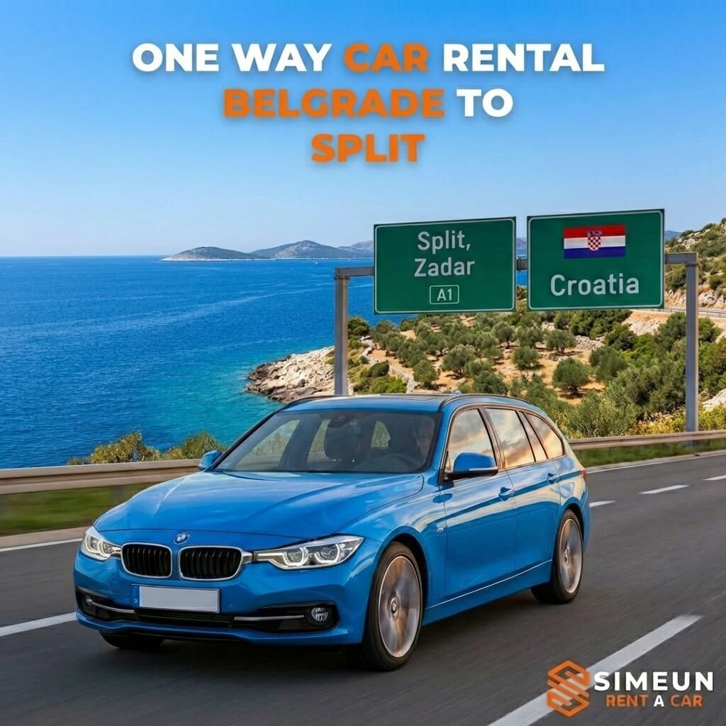 One Way Car Rental Belgrade to Split