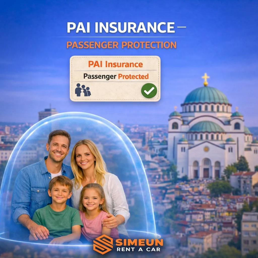 Rent a car Vracar – PAI insurance