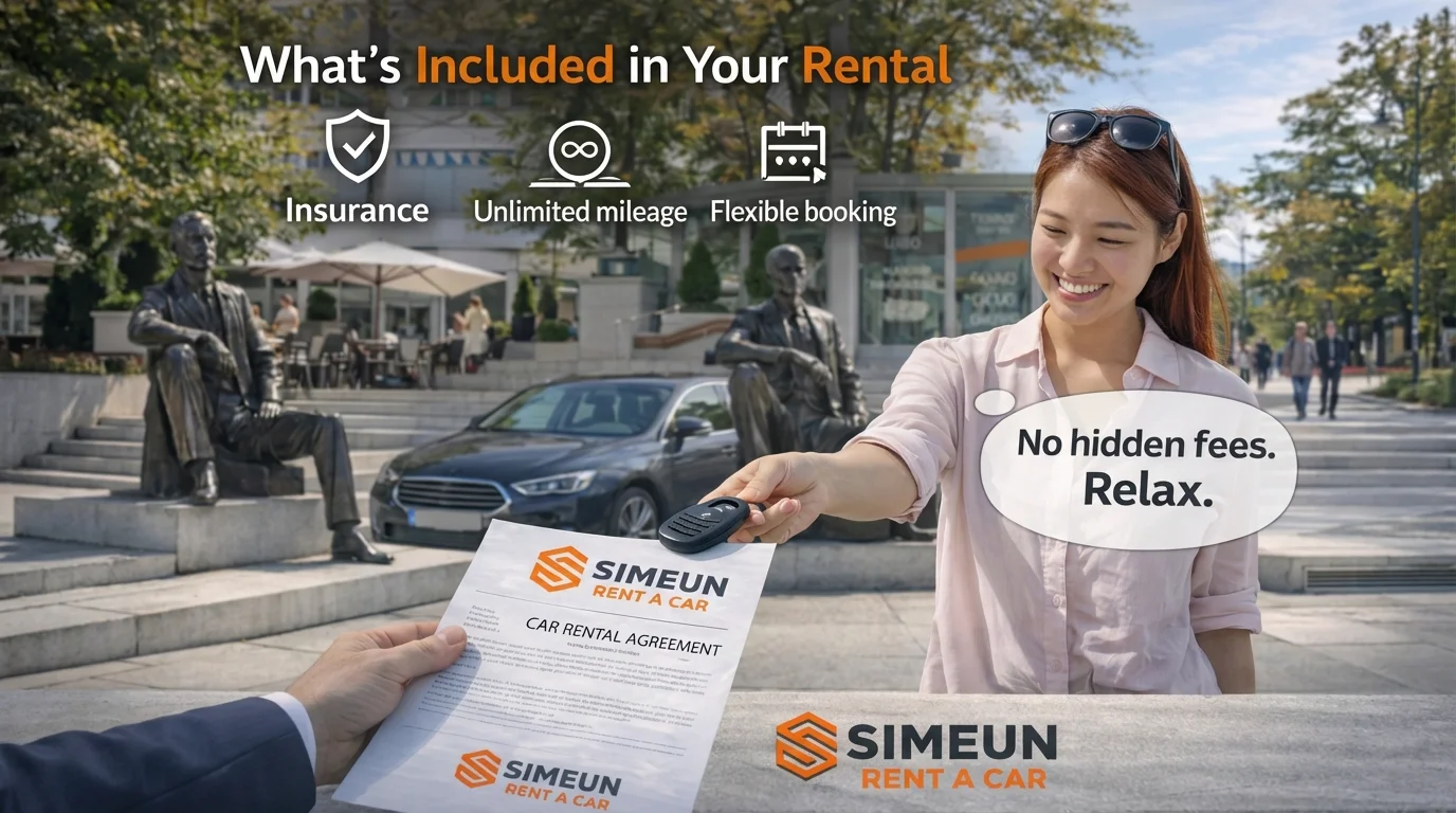 Rent a car Vracar – What’s included 