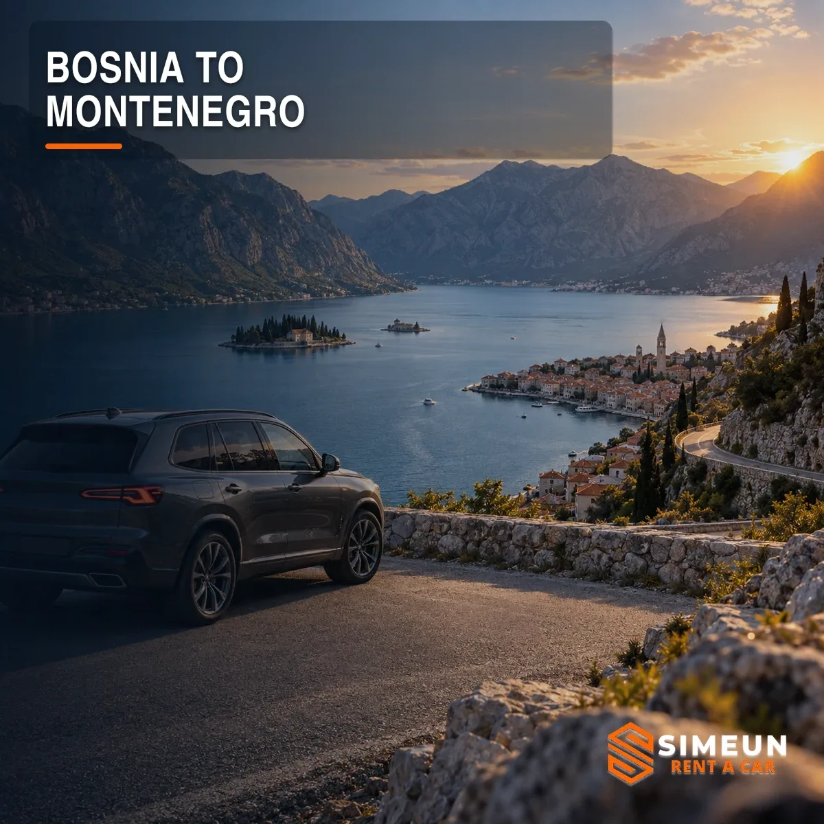 Montenegro is one of the most popular destinations for travellers continuing from Bosnia and Herzegovina towards the Adriatic coast.