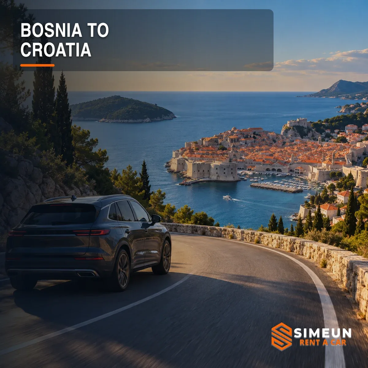 Croatia is a popular One Way destination for travellers continuing from Bosnia and Herzegovina towards the Adriatic coast or other parts of Europe.