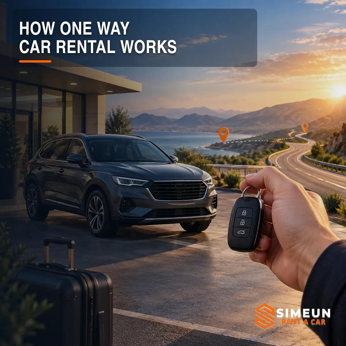 When making an online reservation, you must enter the exact pickup and return locations.