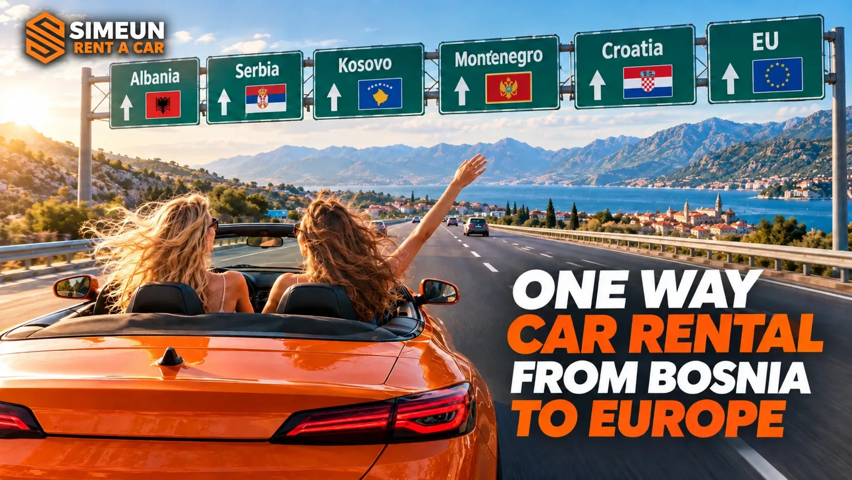 Rent a car in Bosnia and Herzegovina and return the vehicle anywhere in Europe.